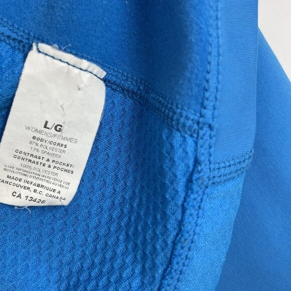 Sugoi Cycling Pullover Top Women’s Size Large Blue 1/2 Zip - Picture 4 of 6